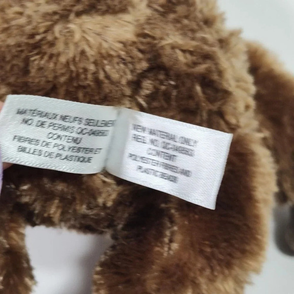 Ty Beanie Boos TySilk Chessie Brown Monkey Plush Stuffed Animal with Hang Tag - Picture 7 of 8